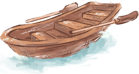 Rough Painted Boat